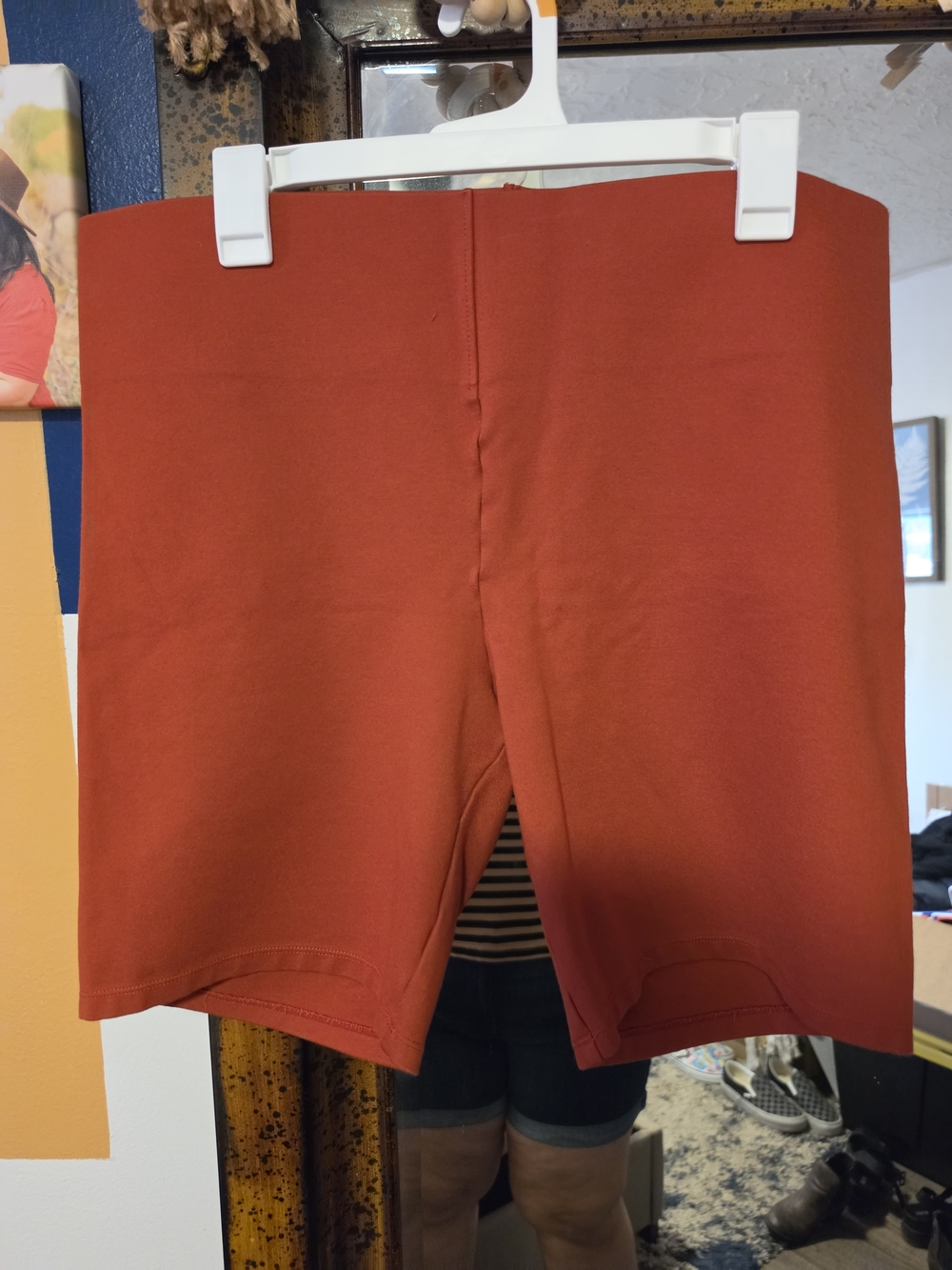 LOFT Rust Orange Bike Shorts